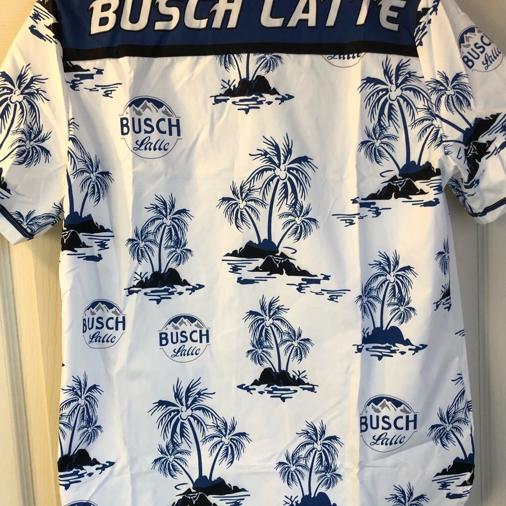 COPY - Busch Latte Hawaiian Shirt. Size M